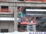 Continued welding clips at the 2nd floor North Elevation.jpg